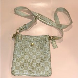 Coach Gold Crossbody with Stars